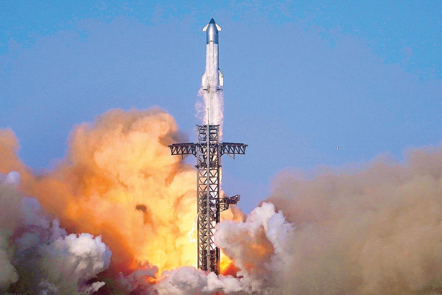 SpaceX's Starship megarocket explodes over Indian Ocean