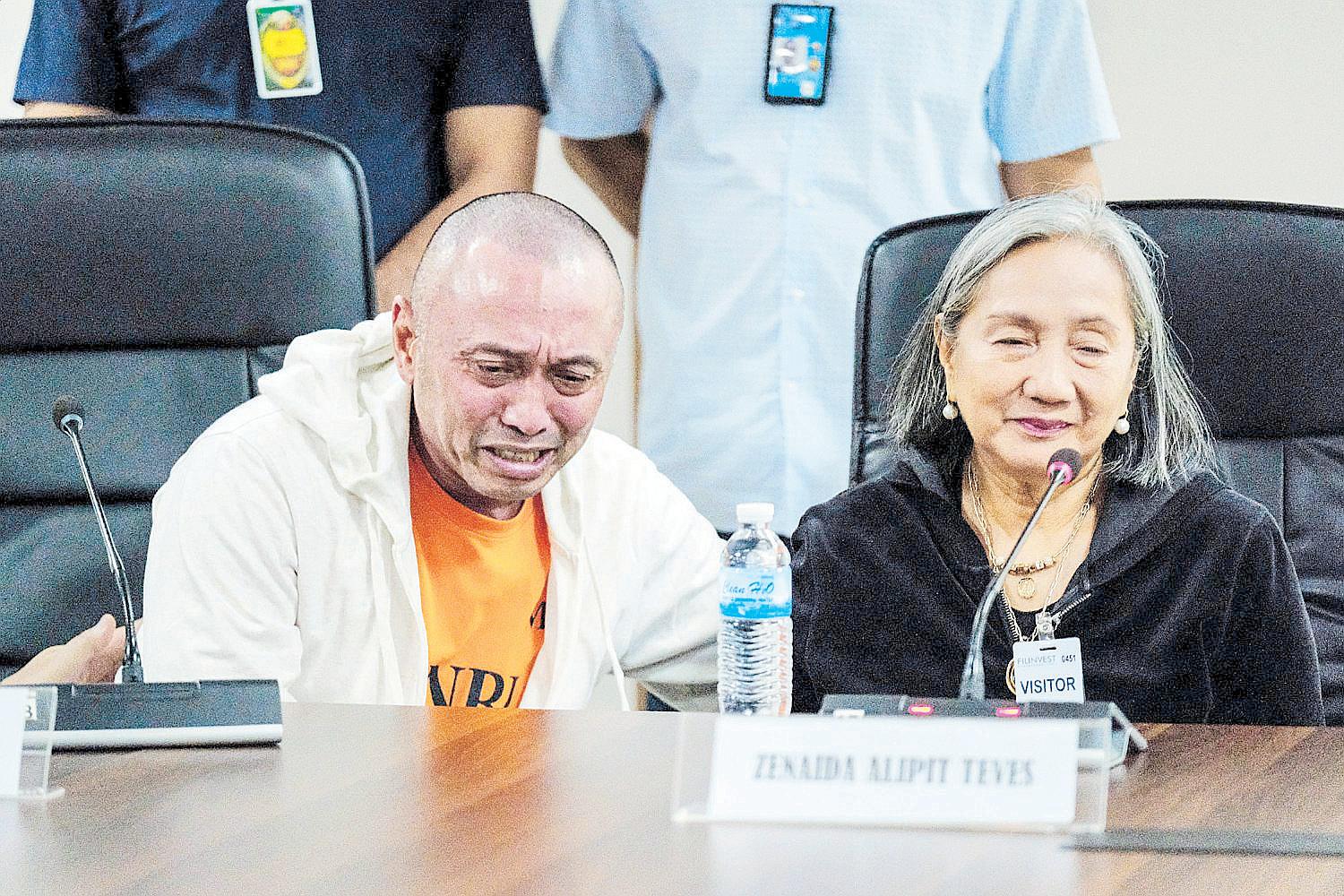 Teves under NBI custody in Bilibid