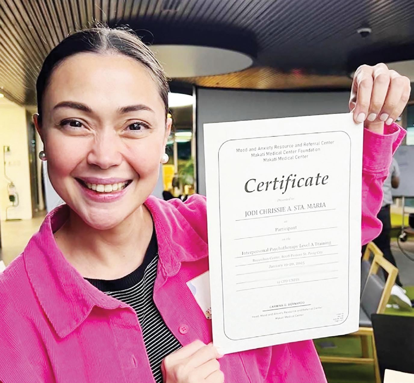JODI STA. MARIA PRIORITIZES HER STUDIES