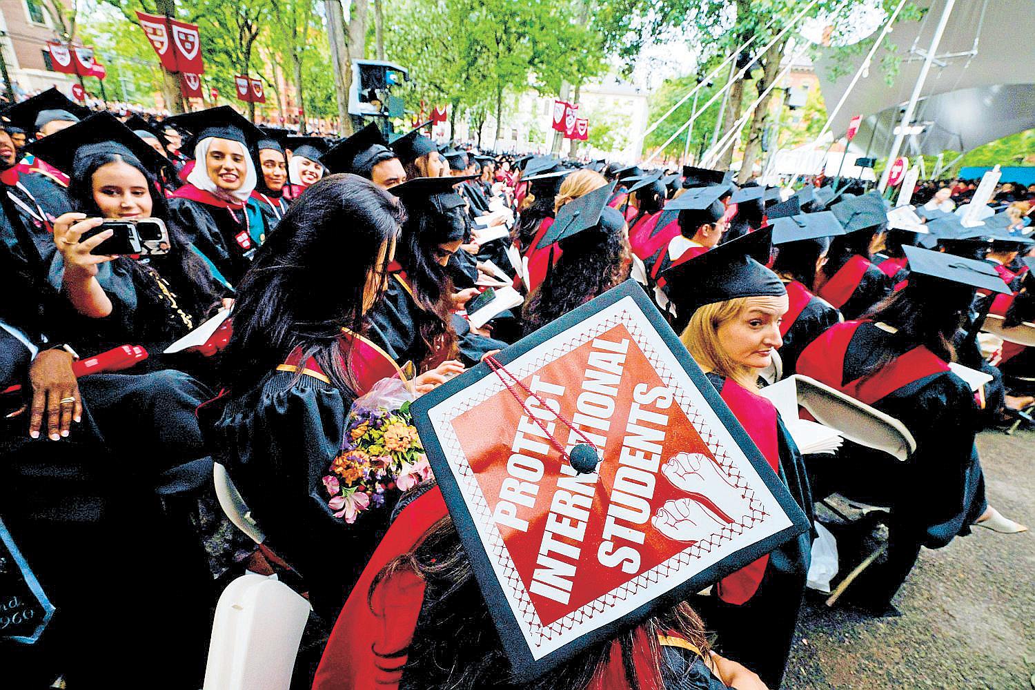 US judge blocks Trump ban on foreign students at Harvard