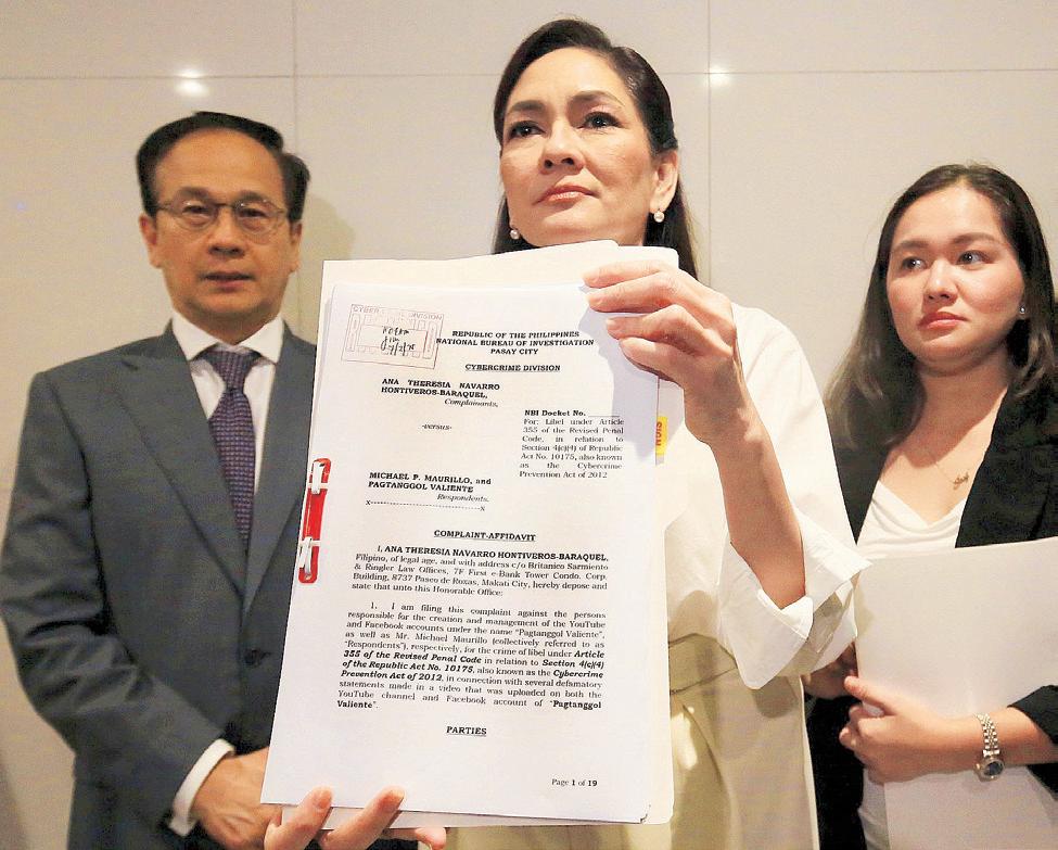 Hontiveros sues vlogger, others for cyberlibel