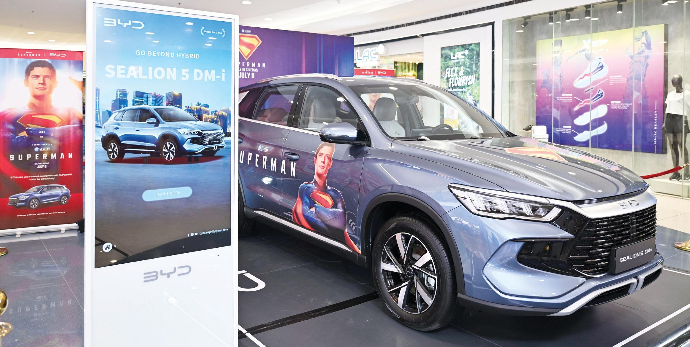 BYD Named Official Mobility Partner of the Superman Movie