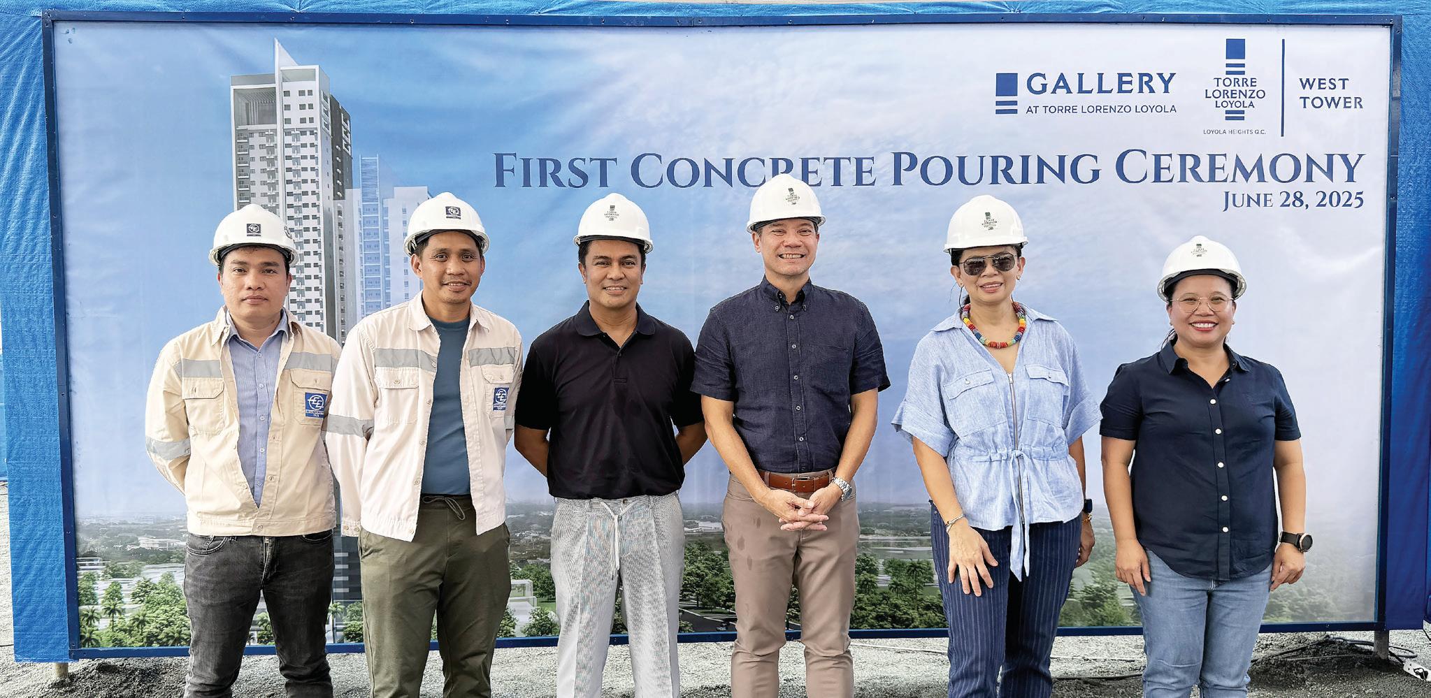 First concrete pouring marks milestone for Torre Lorenzo Loyola's Gallery and West Tower