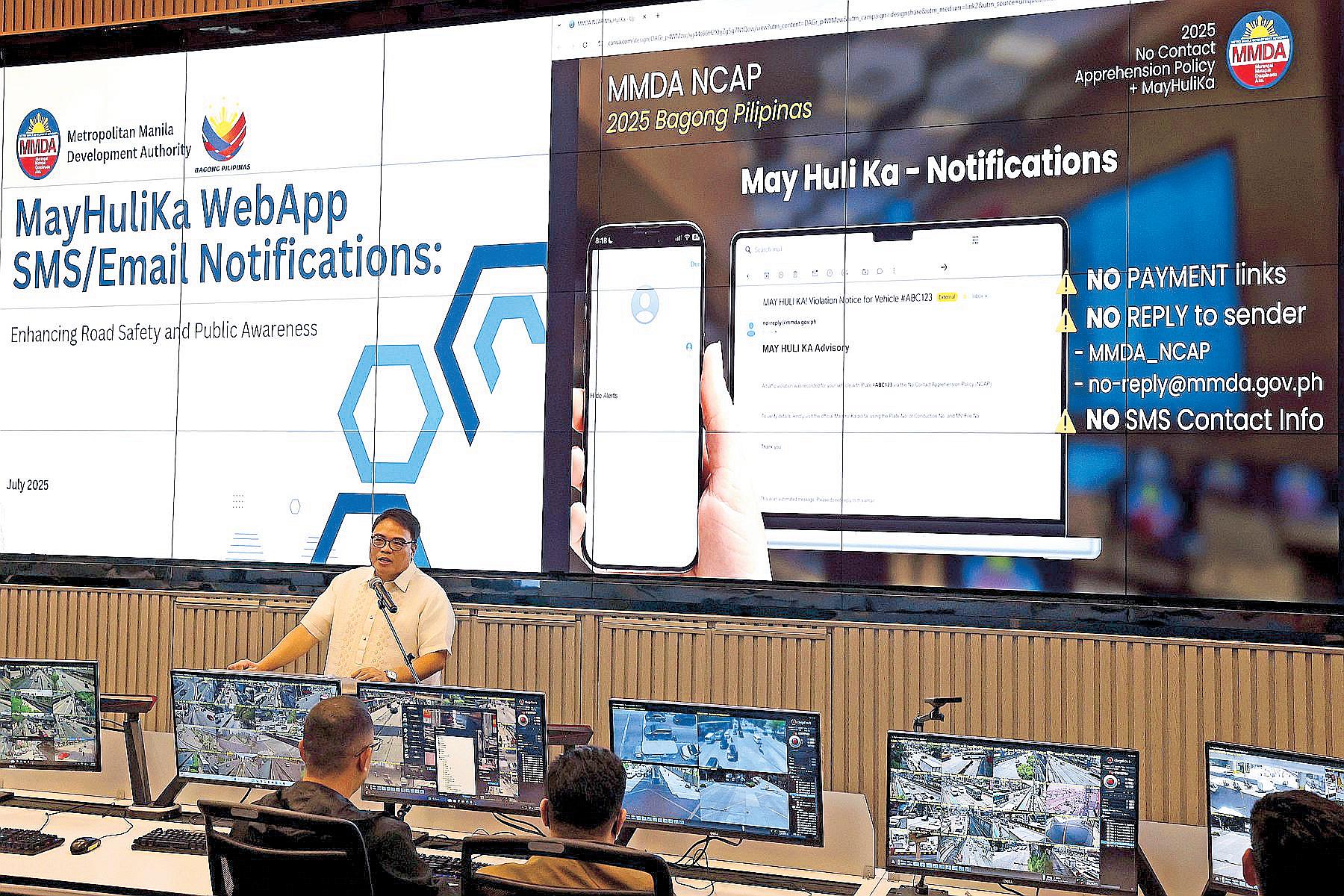 NCAP Violators to Receive Text, Email Notices – MMDA