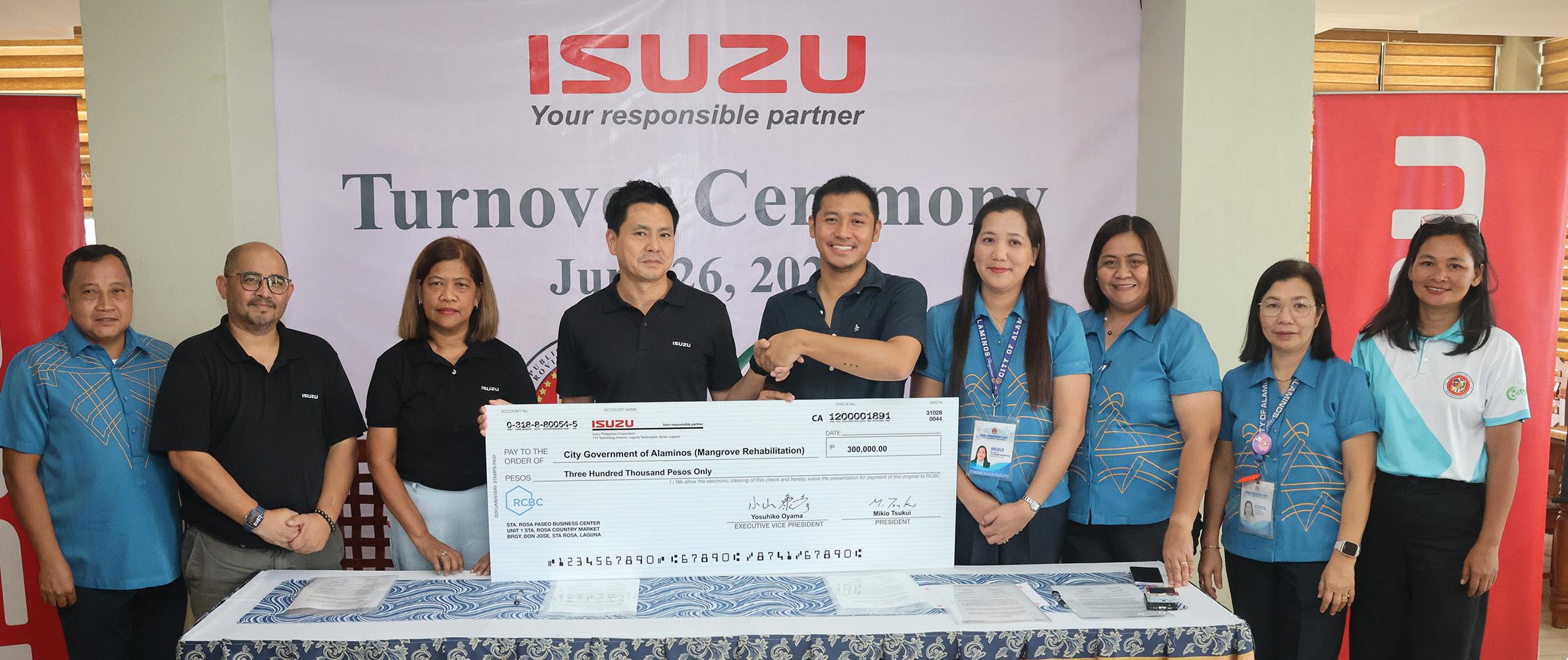 Isuzu PH backs mangrove rehabilitation efforts in Alaminos