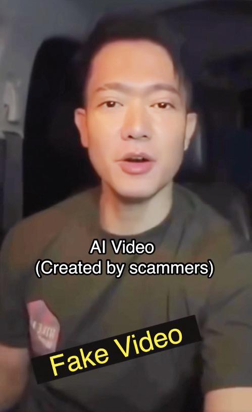Ronnie Liang warns against AI love scam using his identity