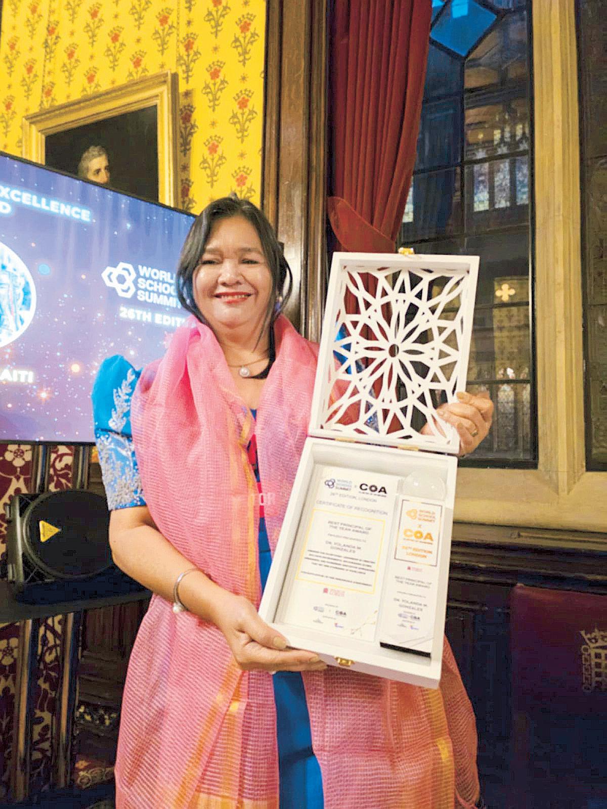 Tarlac HS principal honored in London summit