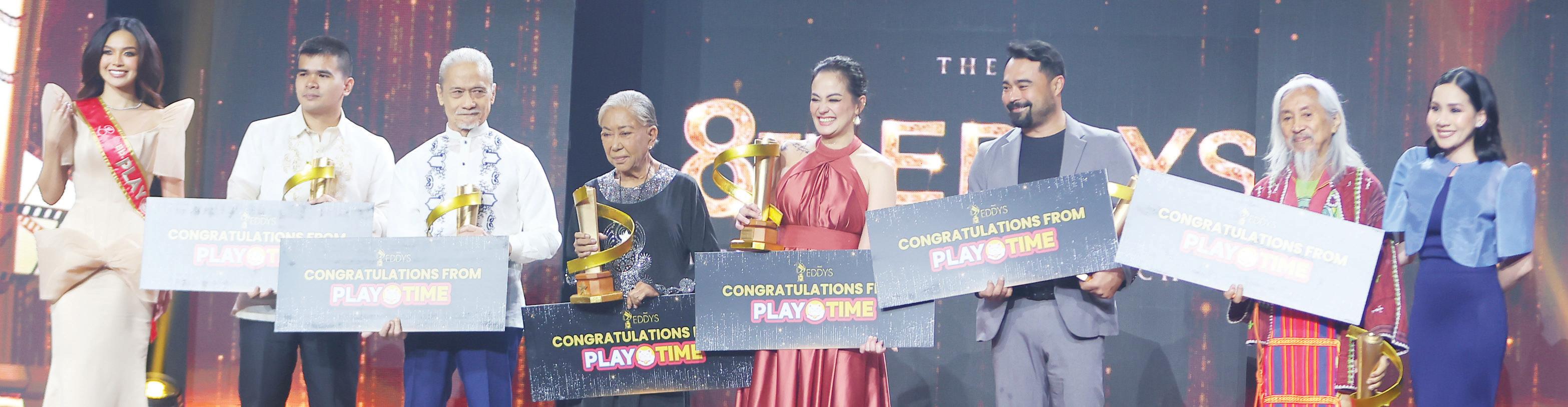 DESPITE STORM, THE STARS COME OUT FOR THE 8TH EDDYS