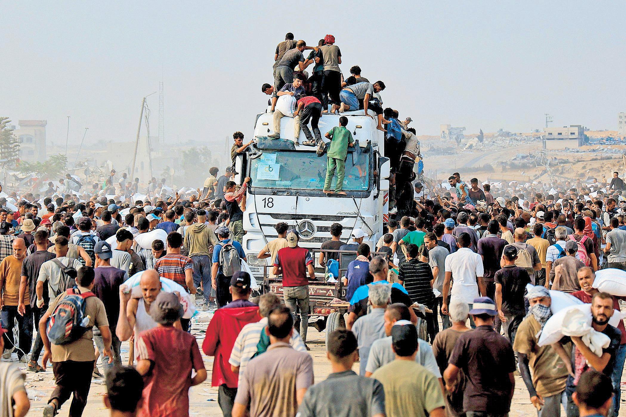 Netanyahu floats 'allowing' Palestinians out of Gaza