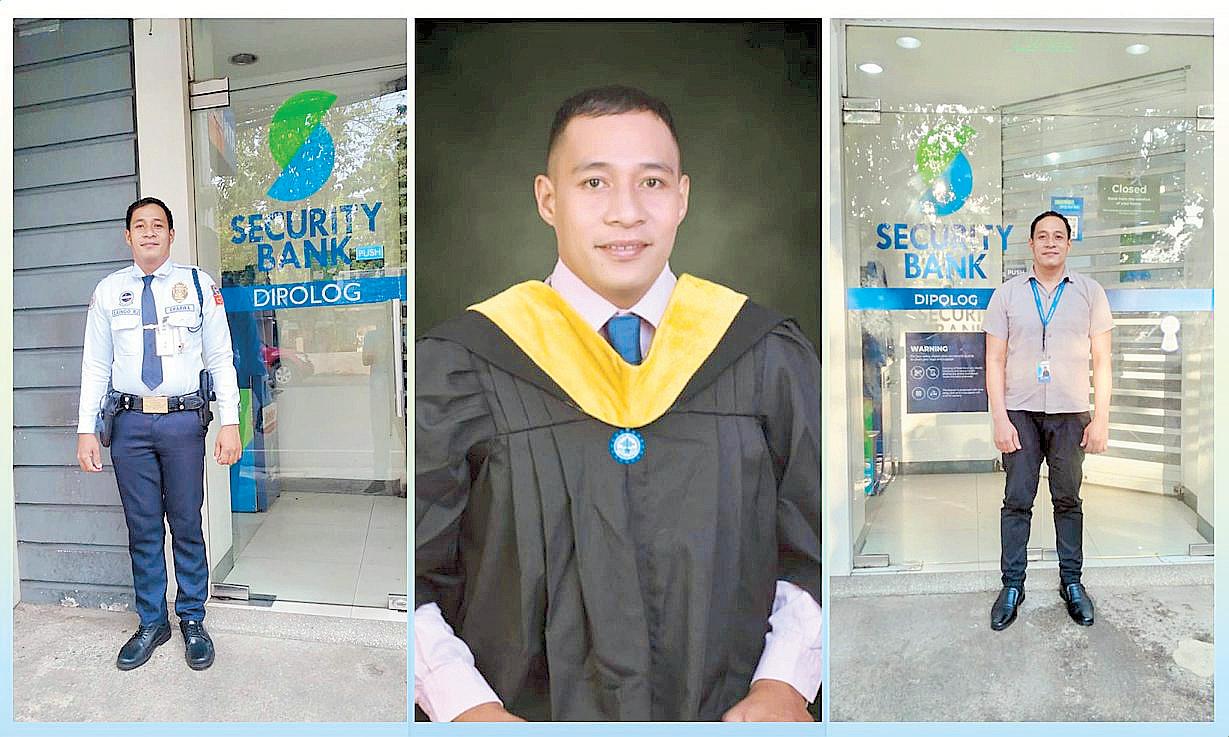 How a security guard worked his way to the bank counter