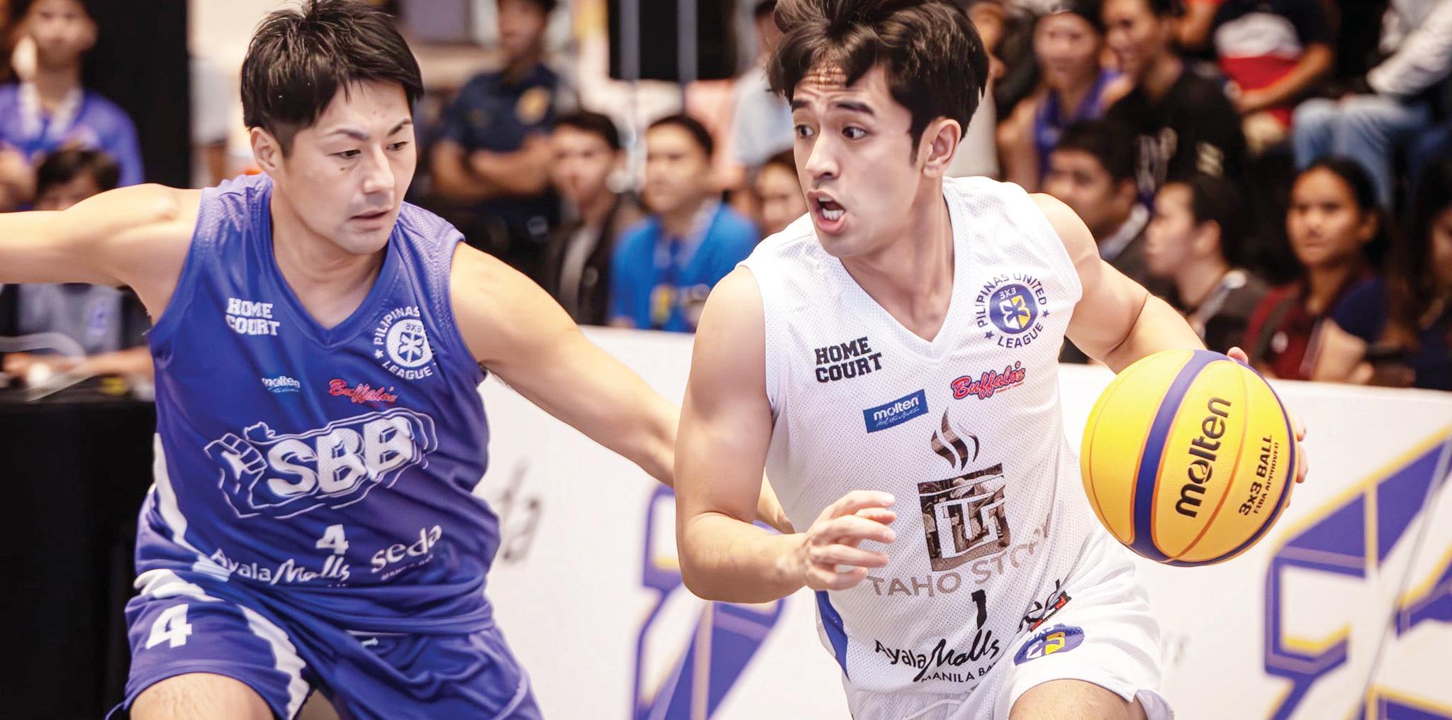 'PAMBANSANG GINOO' DAVID LICAUCO SHOWS ATHLETICISM IN 3X3 BASKETBALL LEAGUE