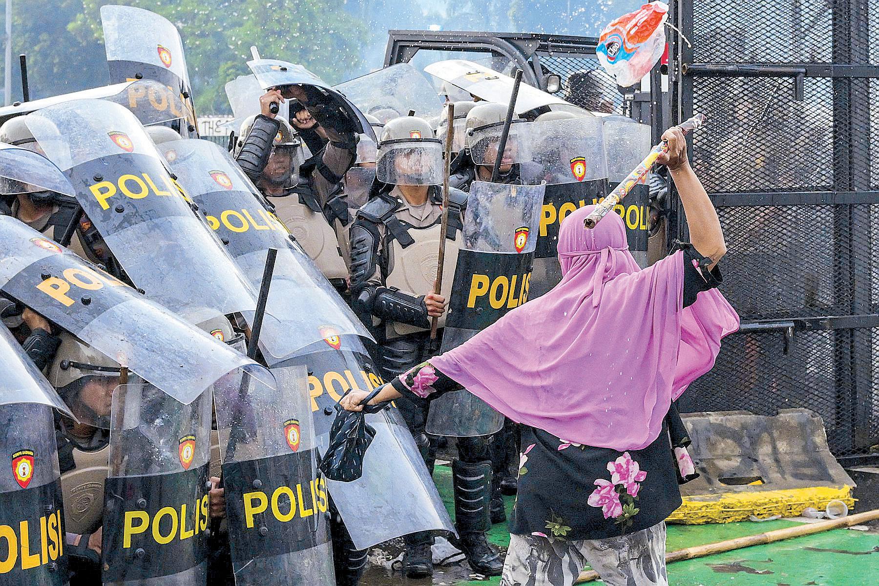 Thousands protest in Indonesia