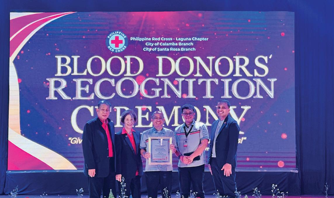 Mitsubishi Motors Honored by Philippine Red Cross for Lifesaving Blood Donation Milestone