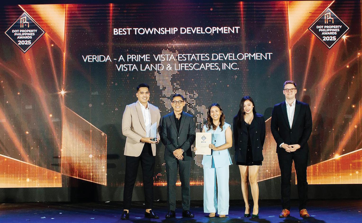 Verida, a Prime Vista Estates Development in Bataan wins Best Township Development at the Dot Property Philippines Awards 2025