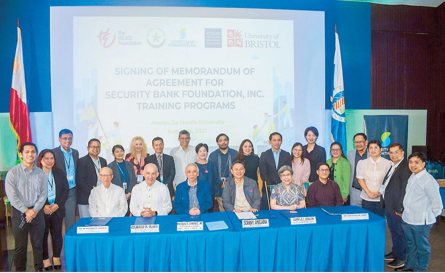 Security Bank Foundation, DepEd strengthen educator training