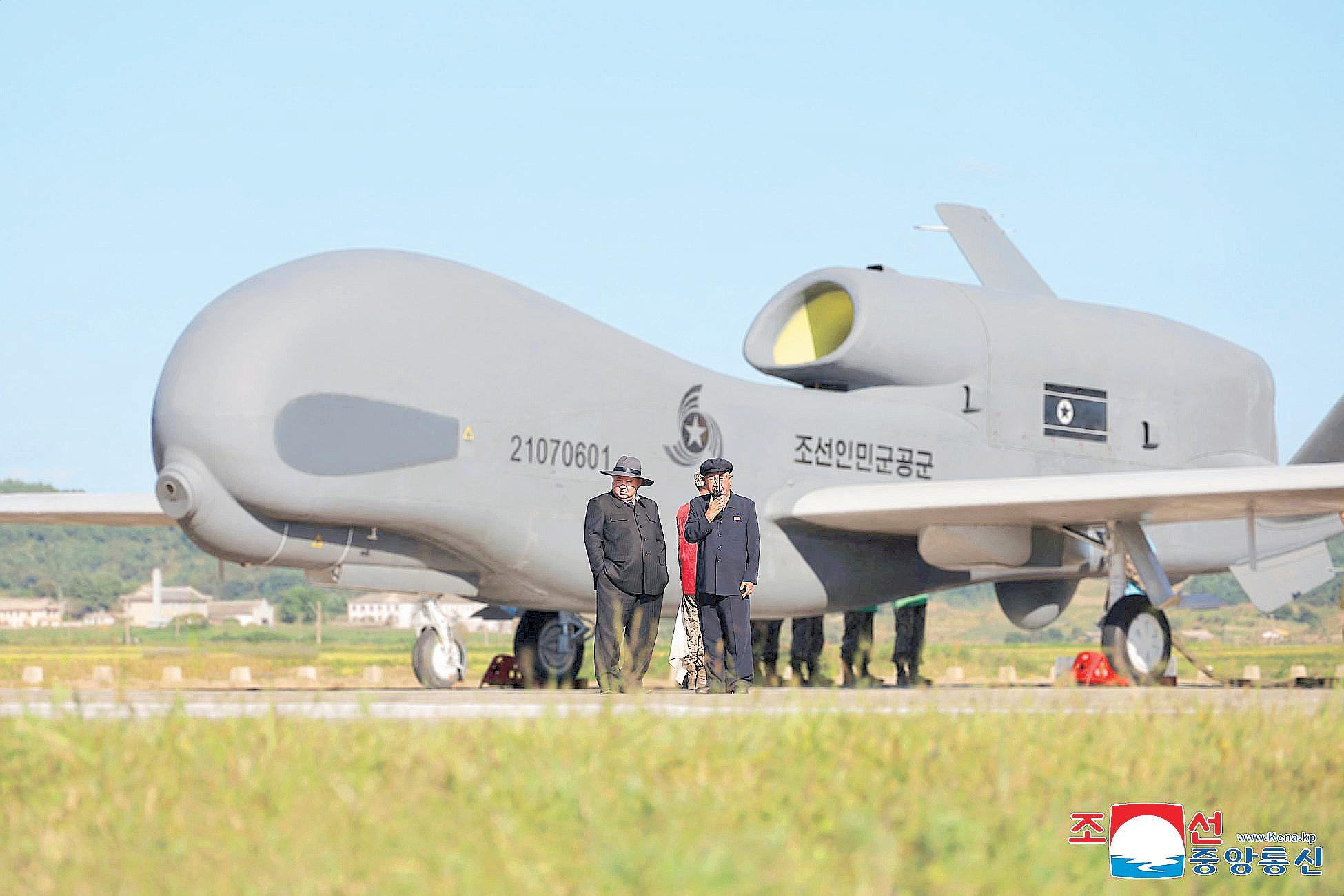 NoKor's Kim oversees drone test, orders Al development