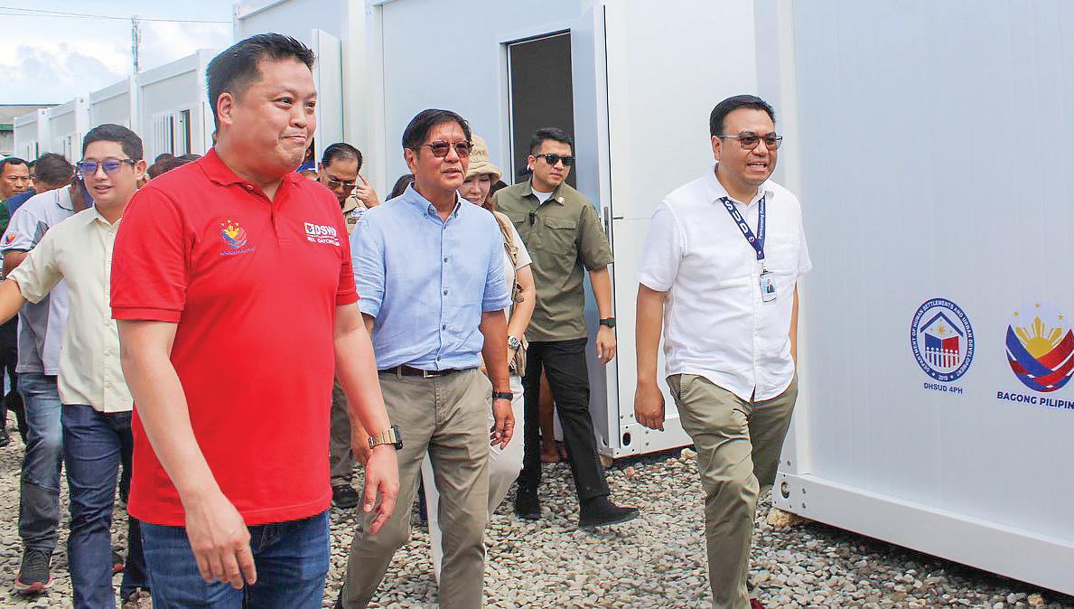 Bayanihan Villages for quake victims: President Marcos leads innovative temporary shelter rollout in Cebu and Davao Oriental