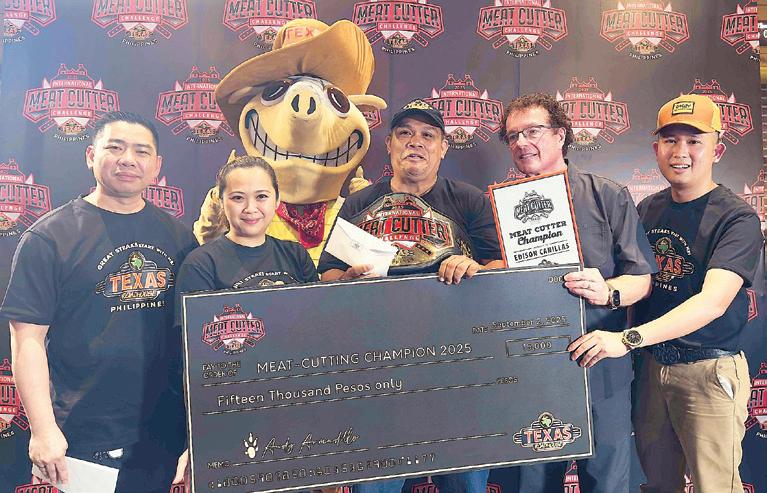 TEXAS ROADHOUSE PHILIPPINES CROWNS 2025 MEAT-CUTTING CHAMPION