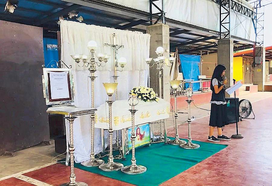 A 'living' funeral