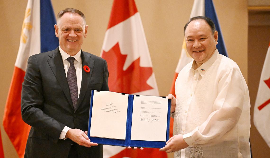 Phl, Canada sign visiting forces deal