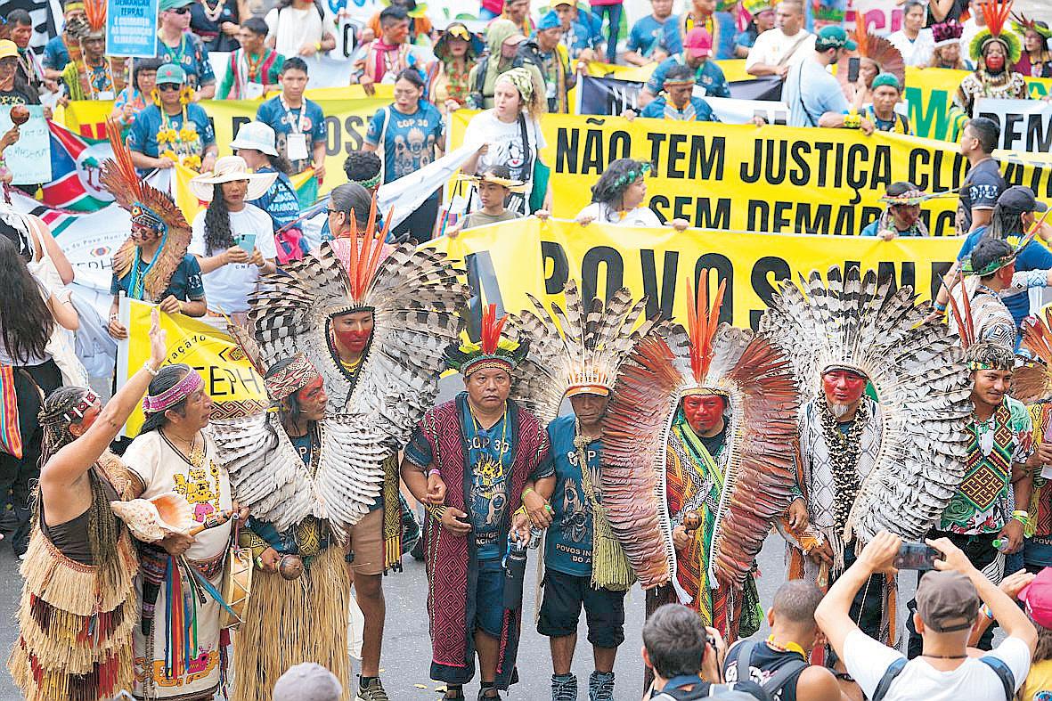 Thousands march for climate action at COP30 summit