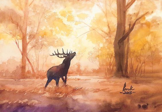 'WHISPERS IN WATERCOLOR'
