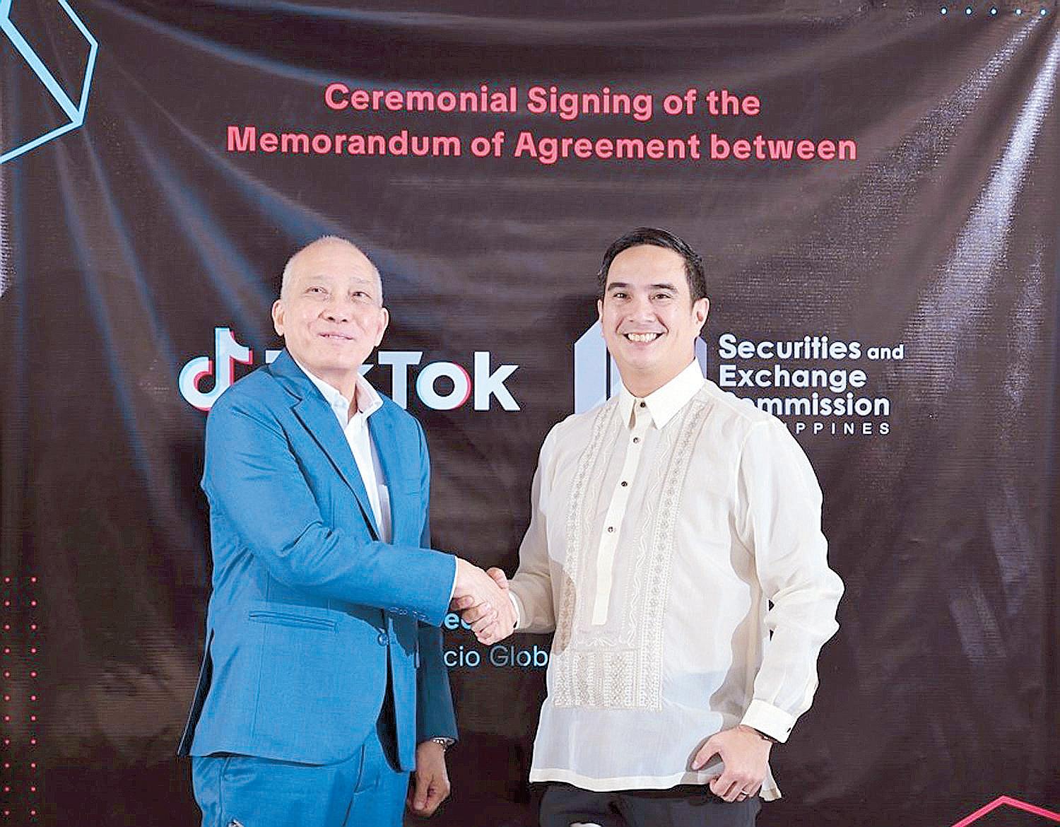 SEC, TikTok partner vs investment scams