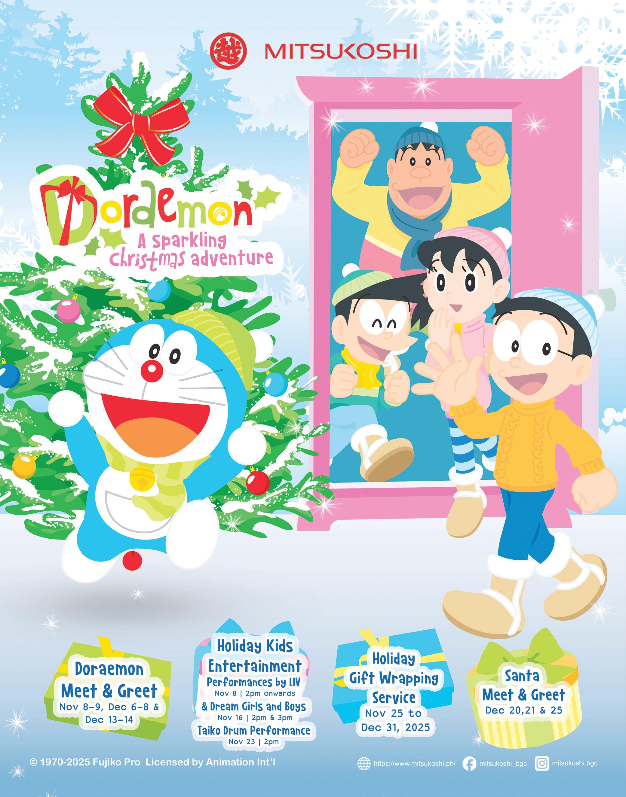 Holiday sparkle and kawaii moments at MITSUKOSHI BGC