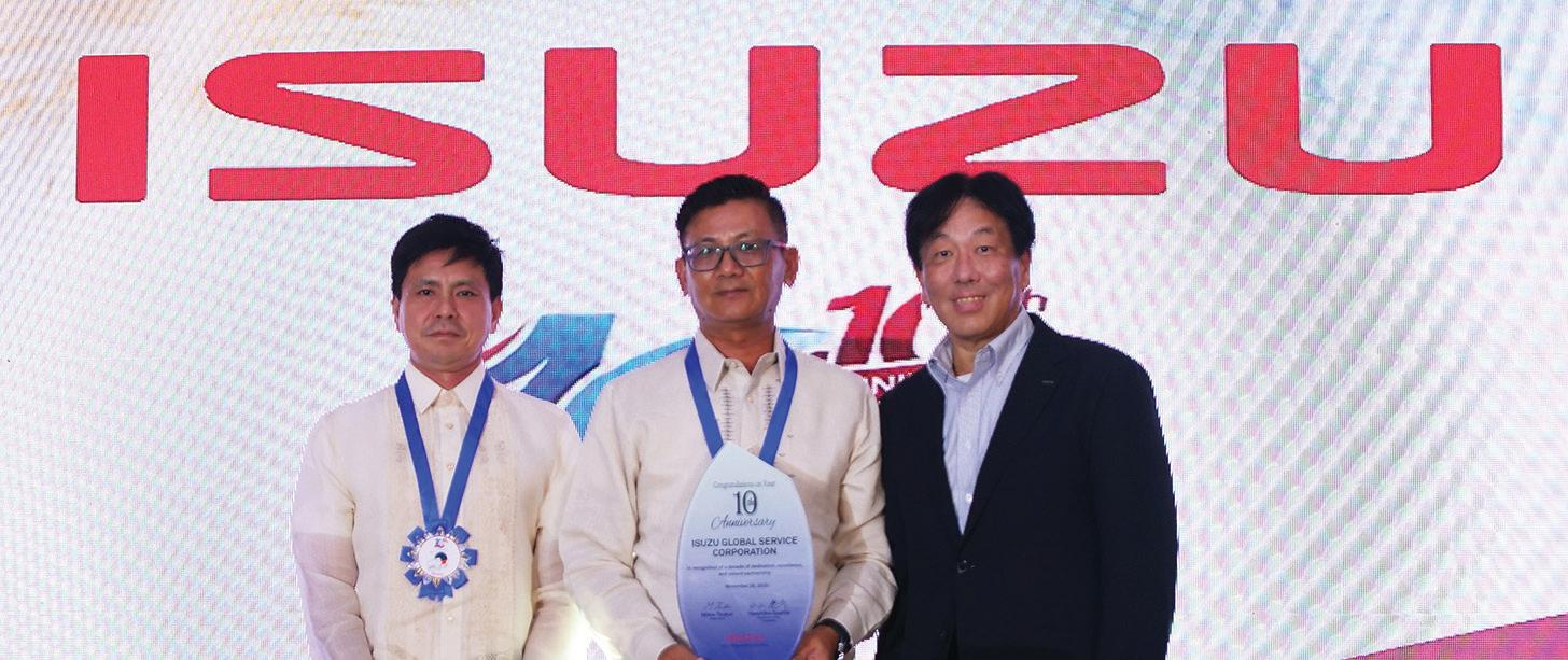 Isuzu Global Service Corporation marks 10th anniversary