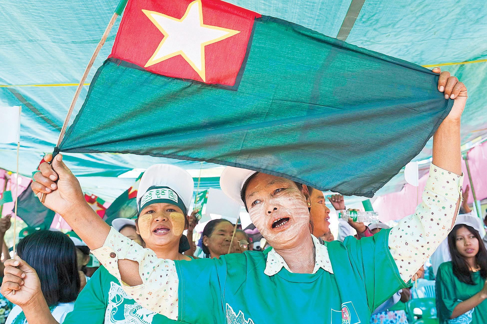 Myanmar military-backed party extends lead before final election round