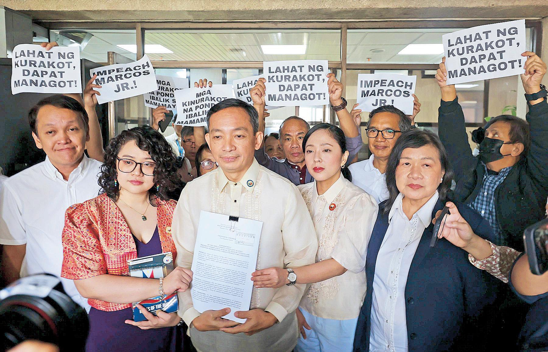 Second impeach complaint vs Marcos refiled
