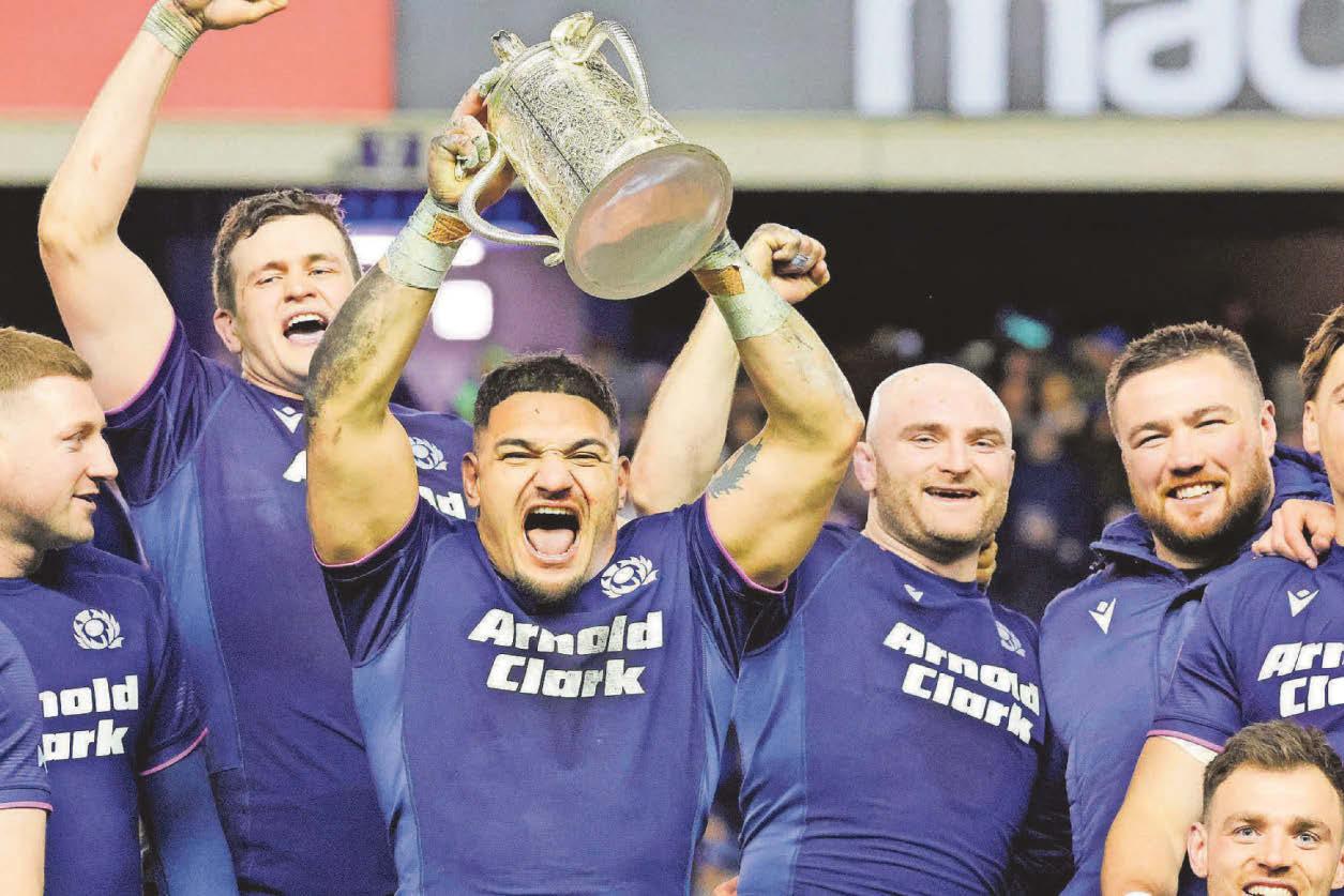 Scots storm to Calcutta Cup glory... again
