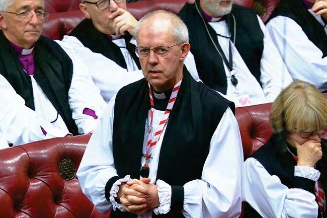 Bishop says Welby made 'light' of victims in speech