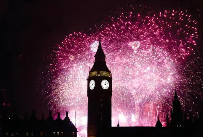 Spectacular displays bring in new year across the world