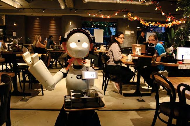 A Tokyo robot cafe aiming to empower human workers
