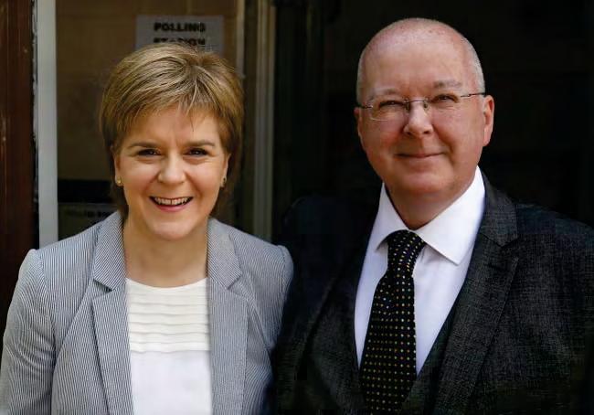 Sturgeon ends her marriage