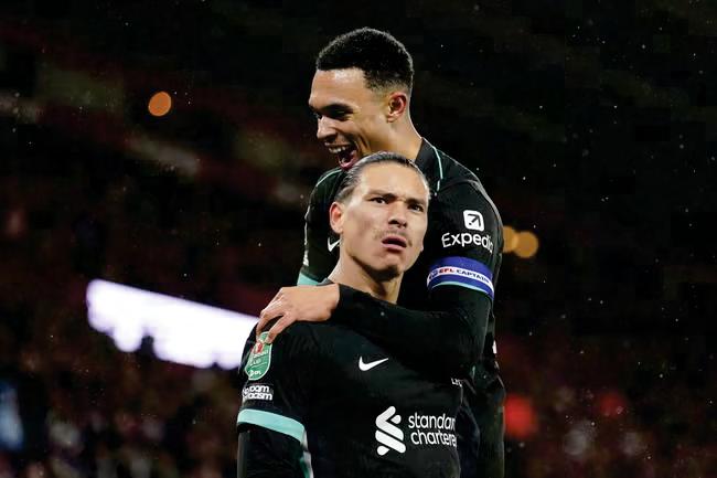Nunez laughs off his critics with a decisive double to bolster Liverpool's title bid