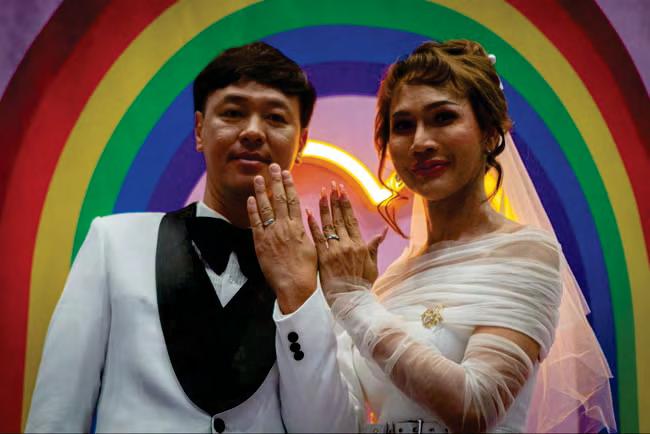 Joyful scenes as Thailand legalises same-sex marriage