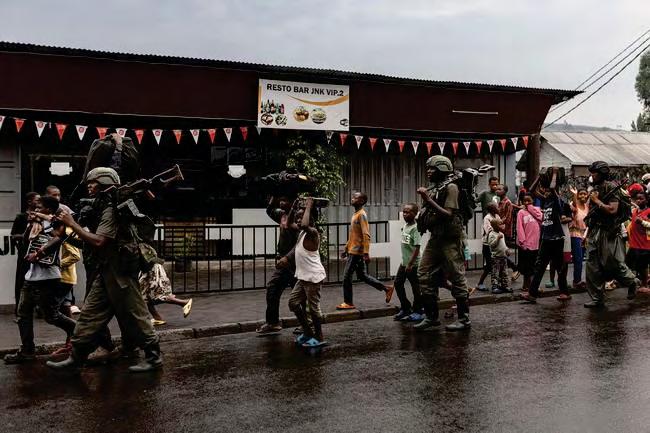 Thousands flee as rebels seize’ Congo’s largest city