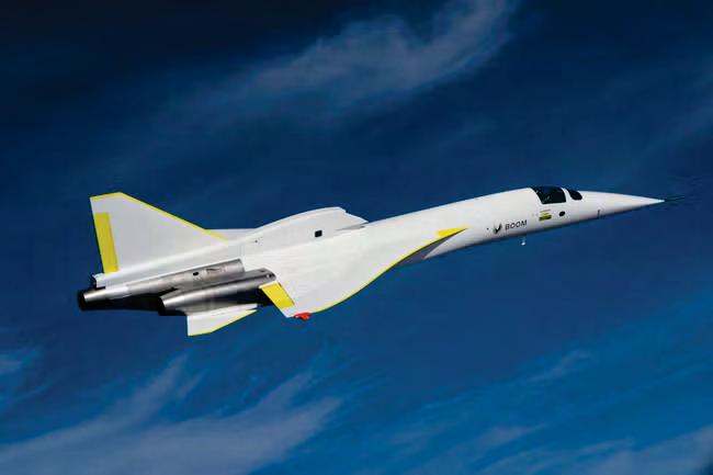 Boom Supersonic jet breaks sound barrier on first flight