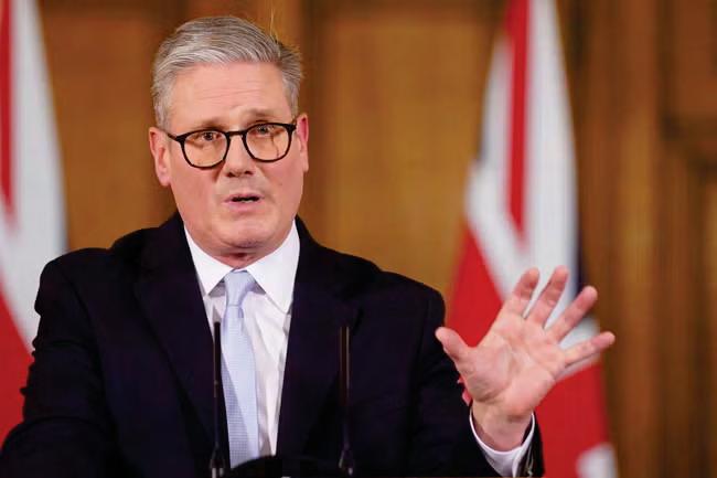Starmer to launch his peace plan for Palestine and Israel