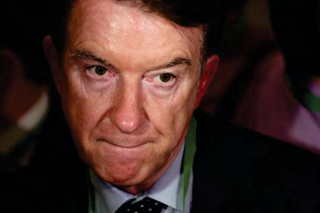 Mandelson erupts when asked about Epstein links