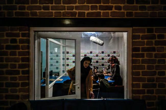Sole women’s radio channel in Afghanistan is suspended
