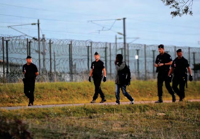 Thousands held at UK-run French detention centres