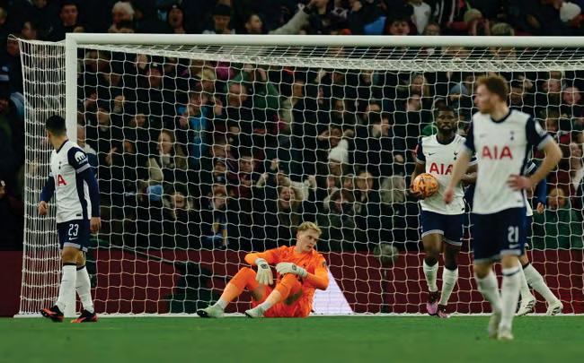 Spurs' season in freefall after sorry defeat at Villa