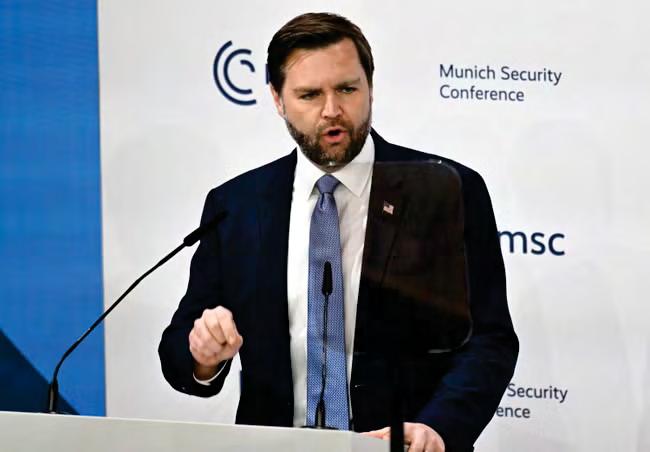 Anger as Vance criticises Europe’s leaders in Munich