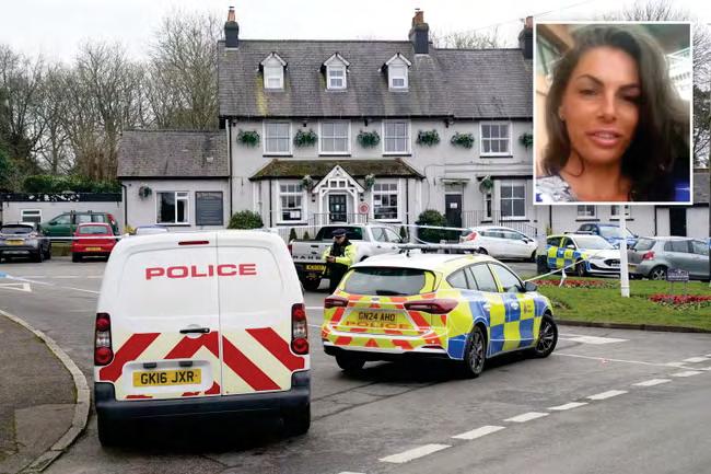 Police search for suspect as pub shooting victim named