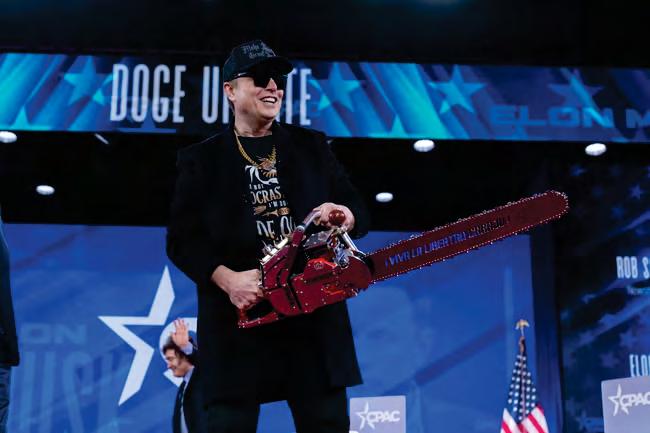 ‘My mind is a storm', says chainsaw-wielding Musk