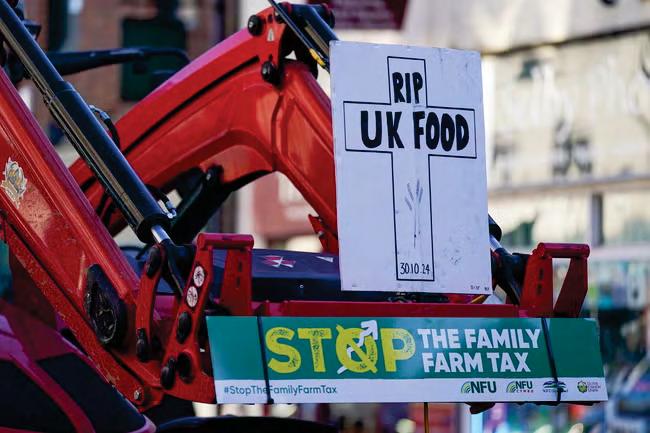 Farmers backed by business chiefs over tractor tax anger