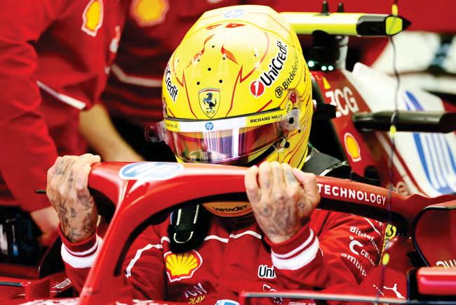 Hamilton outpaced by the driver he replaced at Ferrari